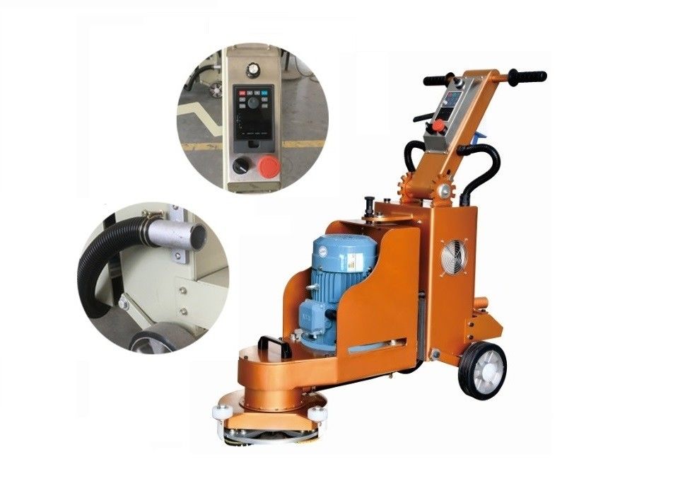 380V 3 Phase 5.5HP Concrete Floor Edge Grinder With 3 Heads