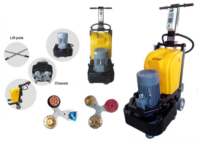 Four Plates Marble Granite Floor Polisher , Stone Floor Polishing Machine