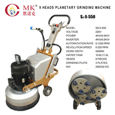 Completely Gear Driven 550mm Planetary Stone Floor Polisher