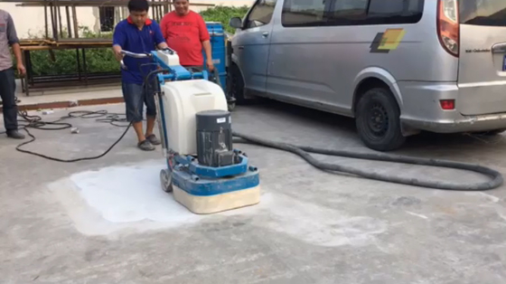 12 Grinding Heads Terrazzo Grinding Machine With Vacuum Outlet