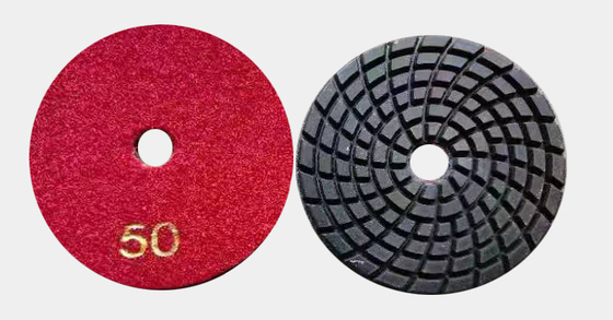 Concrete Floor Diamond Polishing Pad , Granite Diamond Resin Pads