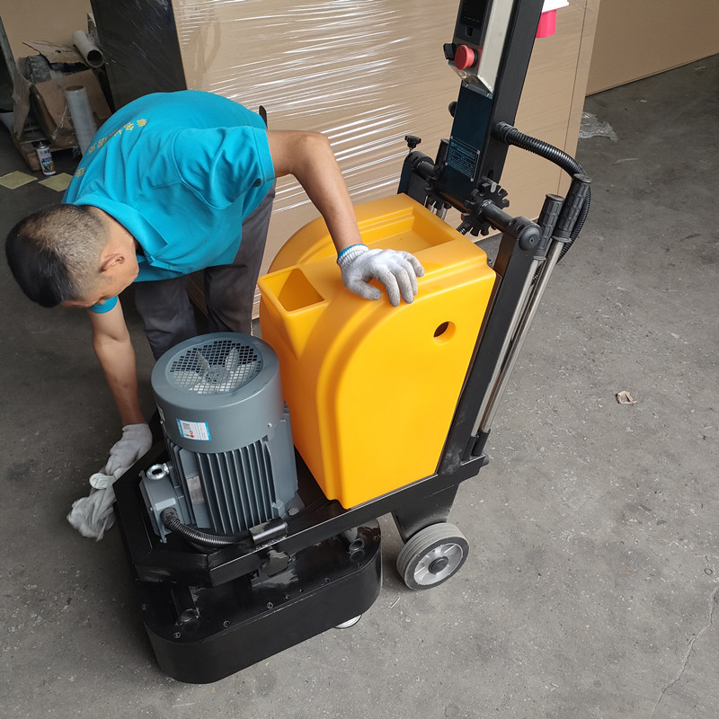 Single Disc Industrial Floor Polisher Robot Wall For Factory