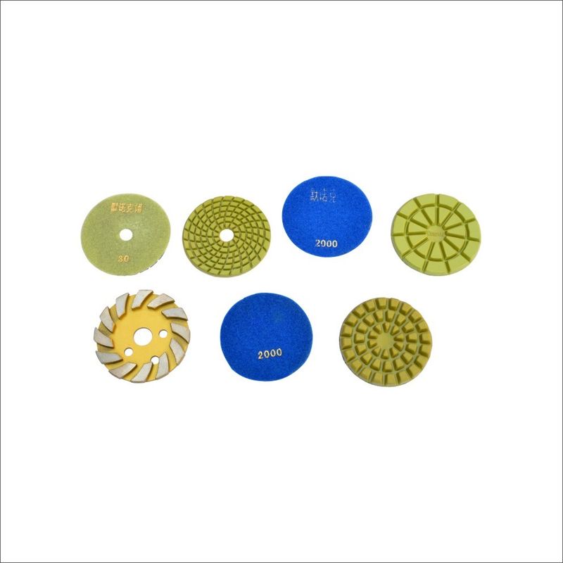 4 Steps Dry Diamond Polishing Pads Special OEM For Dry Polishing ISO-9001