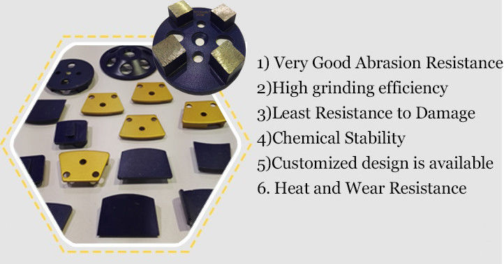 30 # 50# 100# 150# 300# Diamond Concrete Floor Grinding Disc With 3 Inch 4 Inch