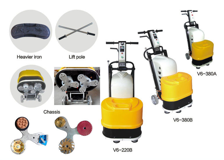 4KW Concrete Marble Granite Terrazzo Floor Grinder Single Phase 240V