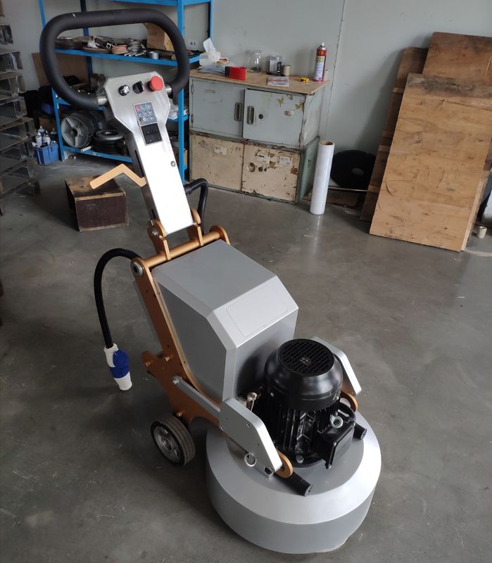 9 Heads Manual Concrete Floor Polisher Single Phase Planetary System