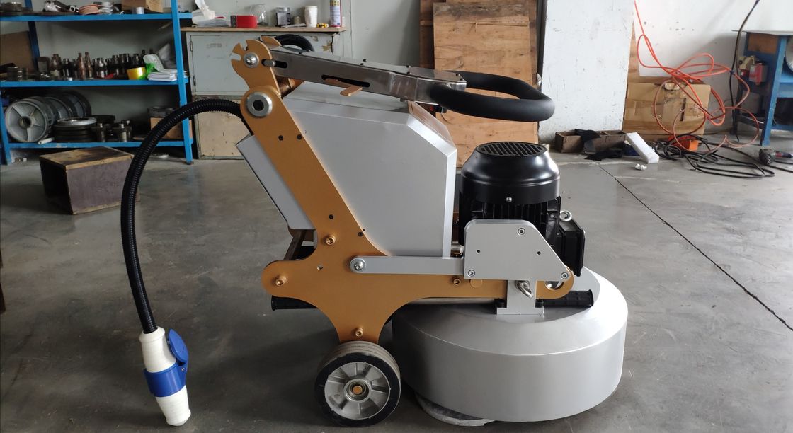 9 Heads Manual Concrete Floor Polisher Single Phase Planetary System