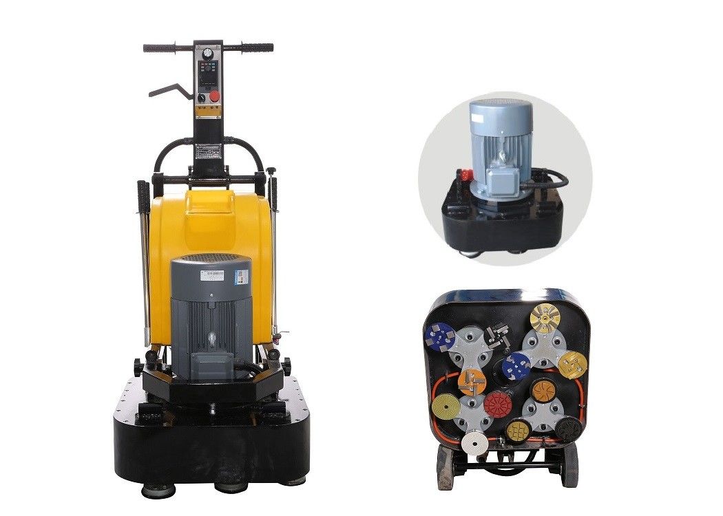 12pcs 10HP Multihead Marble Floor Polisher With Vacuum Port