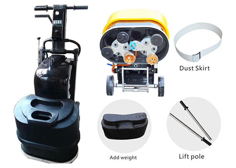 Single Phase 220V 5.5HP Concrete Terrazzo Floor Grinding Machine For Factory Ground