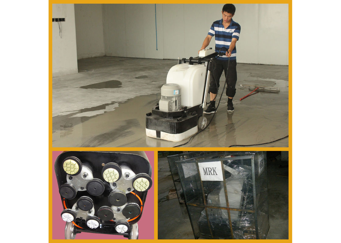 12 Heads Granite Floor Polishing Grinding Machine With Magnetic Discs
