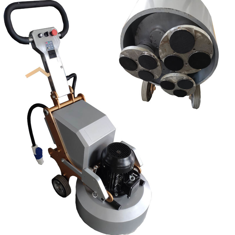 9 Heads Manual Concrete Floor Polisher Single Phase Planetary System