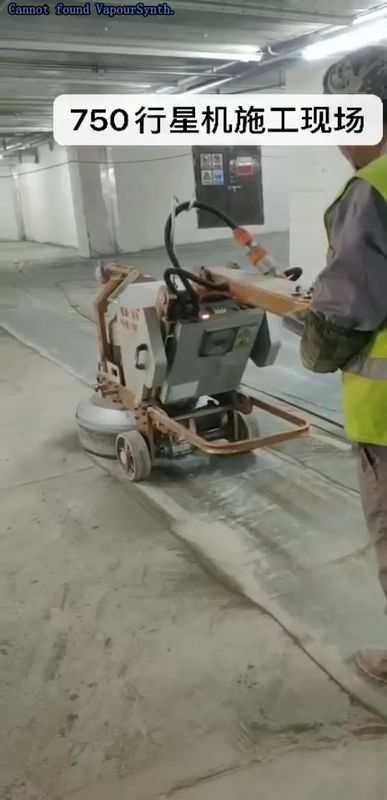 Concrete Floor Grinding Machine With Dust Suction 12 Heads 20HP 750mm Big