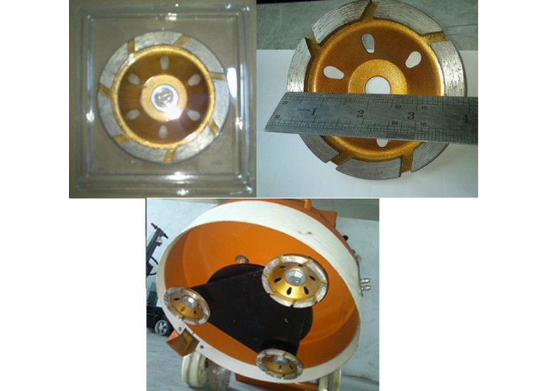 4" Metal Diamond Grinding Disc Concrete Grinding Blade Cup Wheel