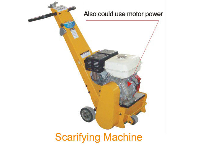 5.5HP Honda hand push / gasoline Floor Scarifying Machine For Concrete