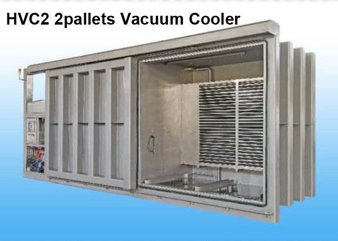 Sweetcorn Vacuum Cooling Machine / Two Pallets Fruit Vacuum Coolers