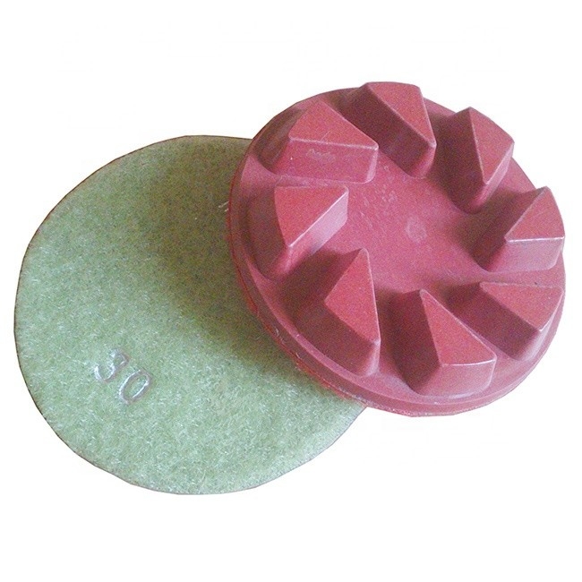 100mm Concrete Diamond Polishing Pad 4 Inch Concrete Floor Resin Pad