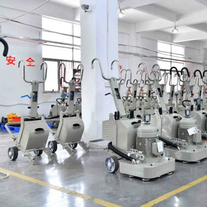 12 Heads Manual Terrazzo Grinding Machine With 7.5KW Motor