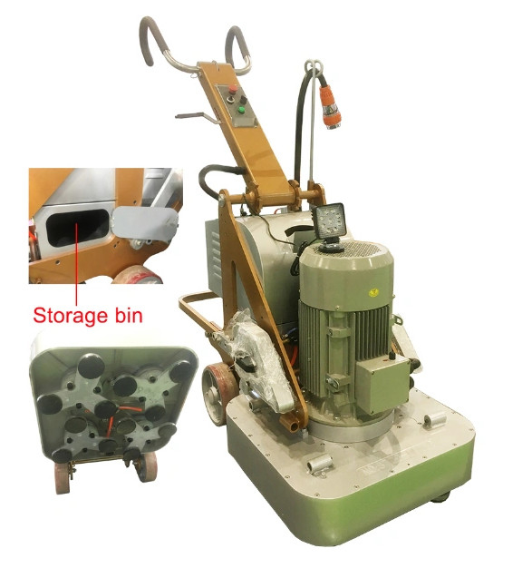 15KW 700mm Manual Terrazzo Floor Grinder 4 Grinding Plates