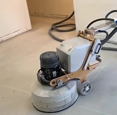 3 Heads Concrete Polishing Machine With Adjustable Handle