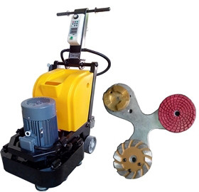 16 Heads Magnetic Discs Marble Floor Polishing Machine